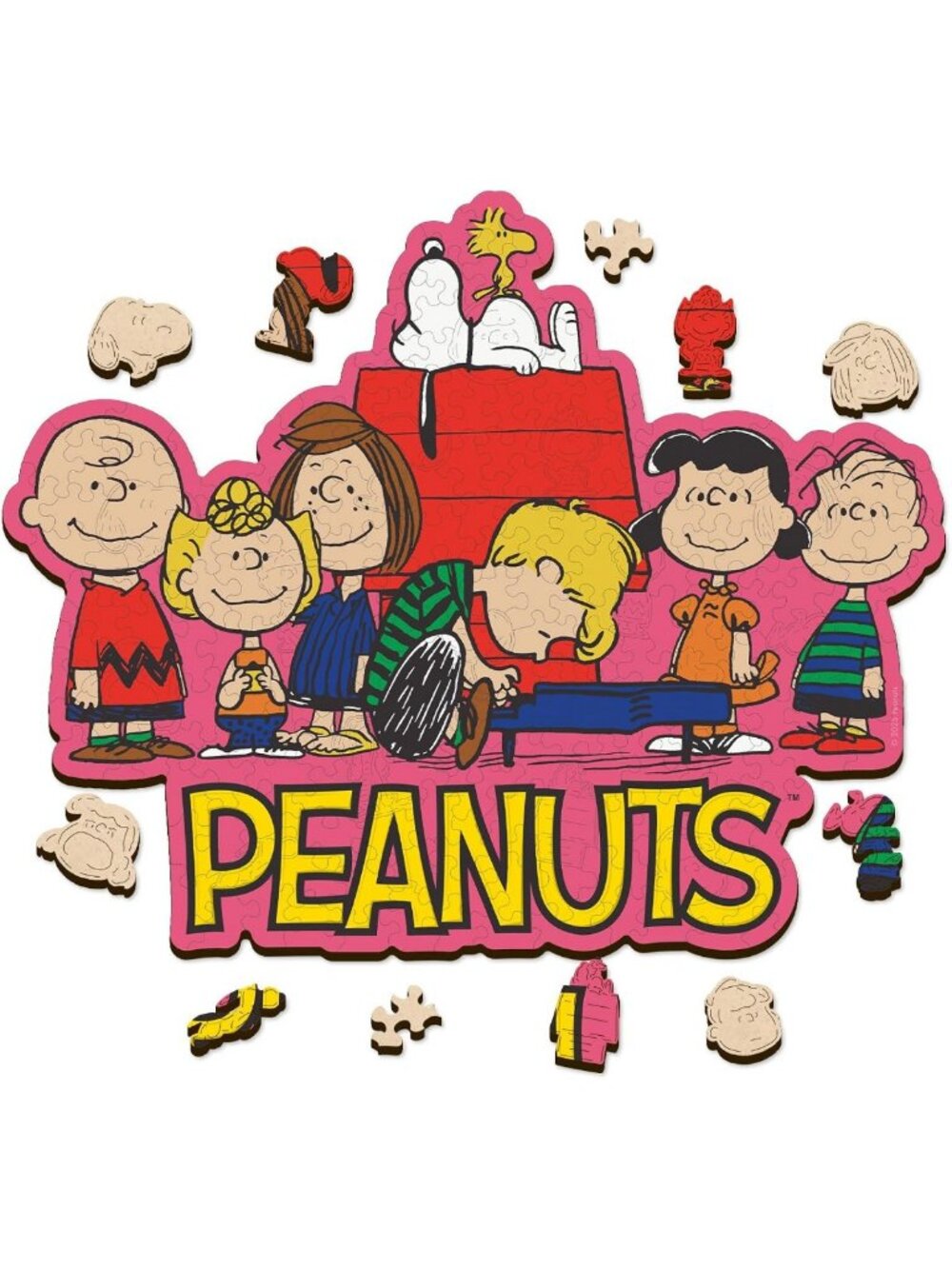 Snoopy & Charlie Brown Wooden Puzzles for Adults - 200 Piece Fun Challenge